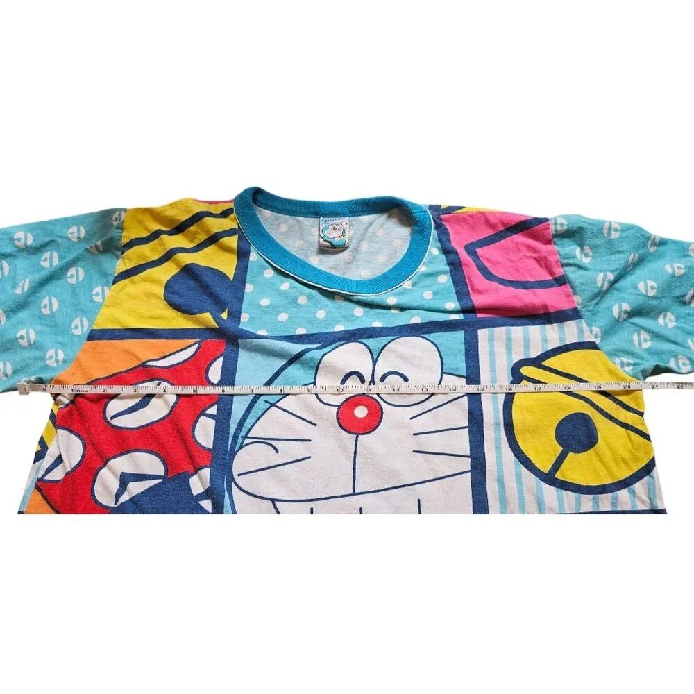 Doraemon Sleepwear Womens T-Shirt Dress Cartoon Design Cool Planet Thailand Sz F